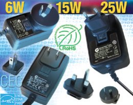 Interchangeable Blade Power Supplies ITE and Medical meet RoHS, Energy Star and California Energy Commission CEC Standards Interchangeable Blade Power Supplies ITE and Medical meet RoHS, Energy Star and California Energy Commission CEC Standards