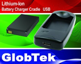 Lithium-Ion Battery Charger Cradle, USB Type 5V Input, 4.2V, 800mA Certified to CE/EMC + FCC for Single Model GT-91126-0305-0.8 Lithium-Ion Battery Charger Cradle, USB Type 5V Input, 4.2V, 800mA Certified to CE/EMC + FCC for Single Model GT-91126-0305-0.8