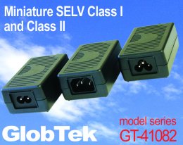 Miniature SELV Class I and Class II 18W External Desktop Power Supplies updated to latest International and European standards EN 60950-1:2006; A11; A1; A12 model series GT-41082-T2 and -T3(A) CB Miniature SELV Class I and Class II 18W External Desktop Power Supplies updated to latest International and European standards EN 60950-1:2006; A11; A1; A12 model series GT-41082-T2 and -T3(A) CB